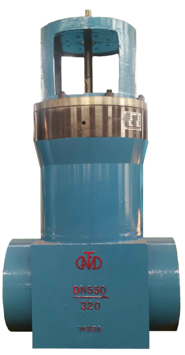 Throttle valve for main feed up water system