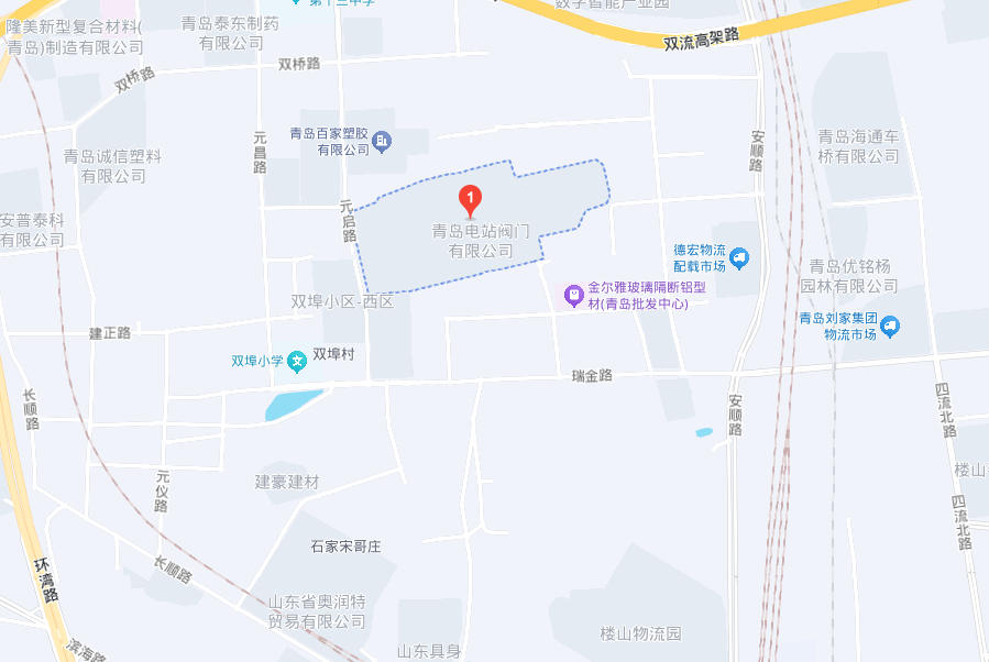 Qingdao Power Station Valve Co., Ltd. Address Map